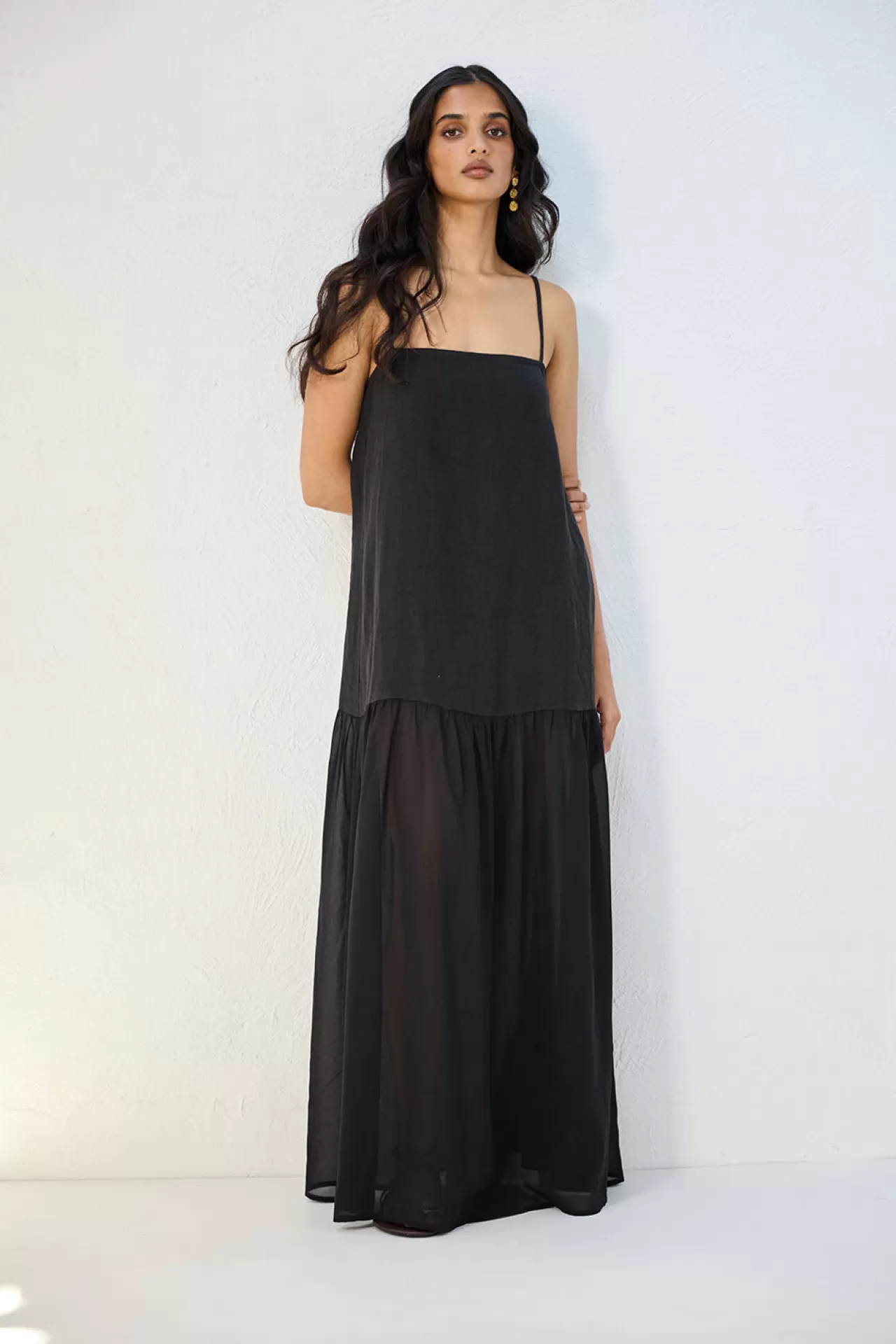 New VRG GRL Nora Maxi Dress Black