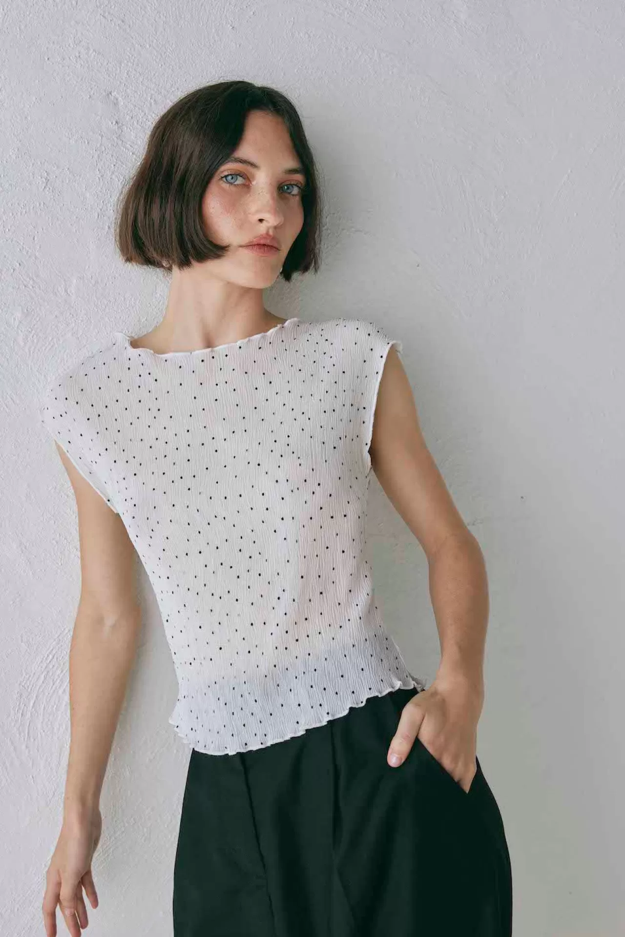 Flash Sale VRG GRL Retrofuture Top Dot