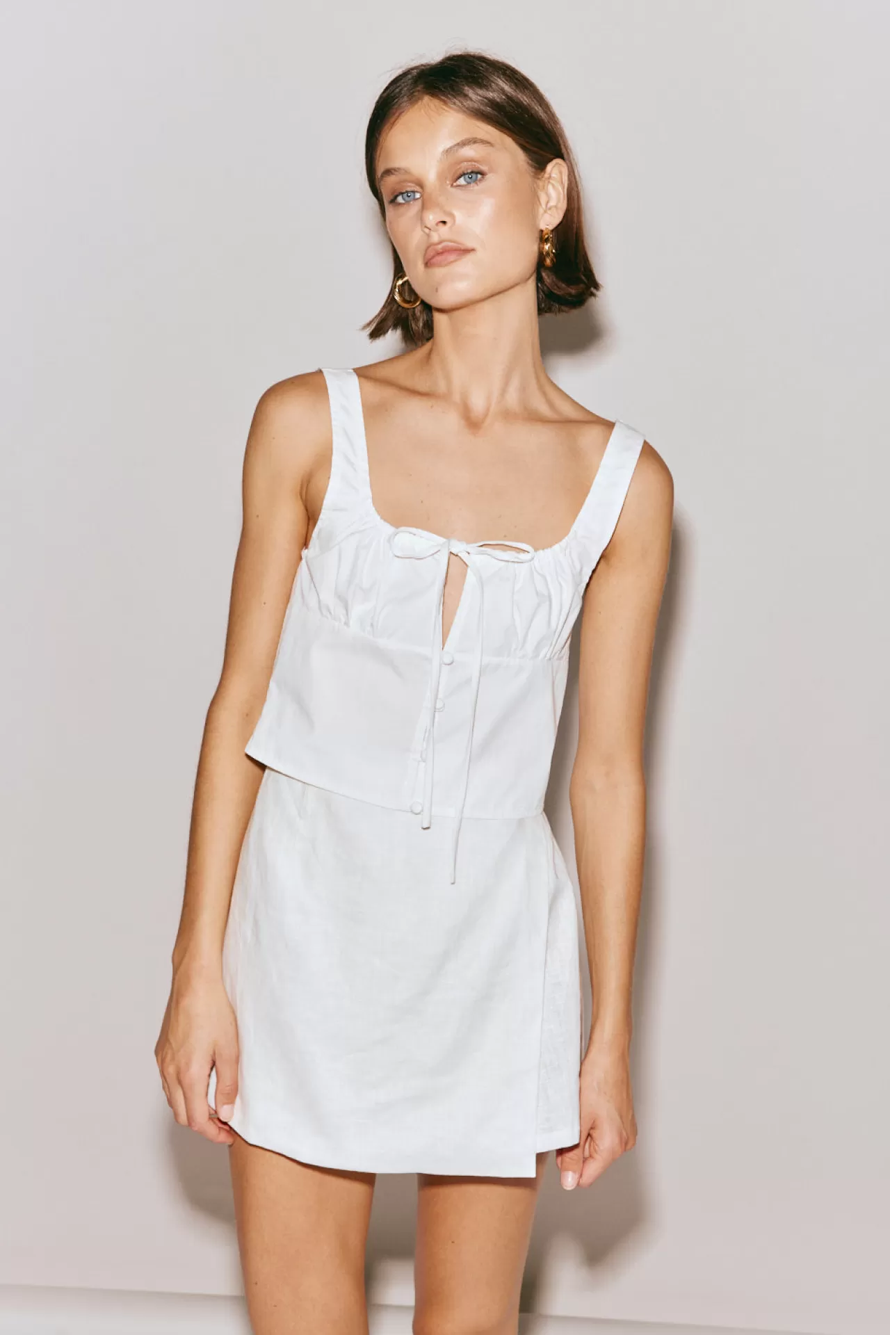 Discount VRG GRL Romee Top White